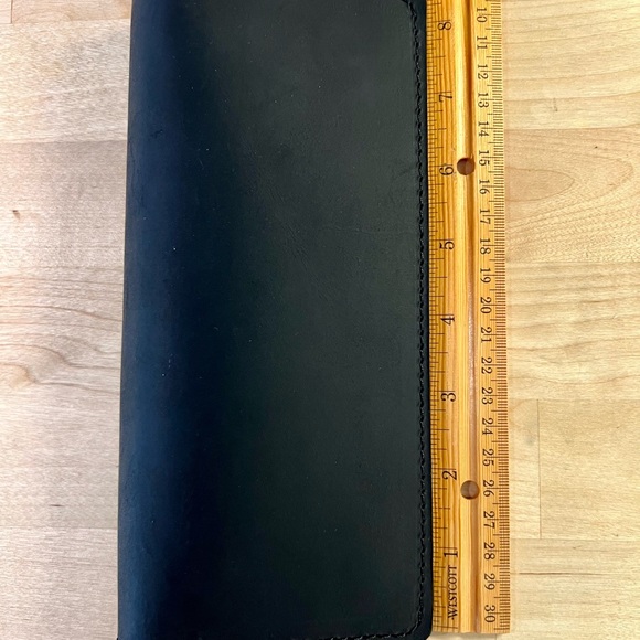 ❌ SOLD ❌ Handmade leather travel double passport wallet, new - Picture 4 of 5